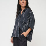 Sailor Girl Blouse - Silk Vine Print