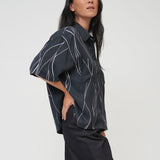 Sailor Girl Blouse - Silk Vine Print