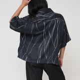 Sailor Girl Blouse - Silk Vine Print