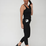 Cotton tights with pocket