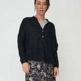 Rae’s Shirt Linen - MIDNIGHT