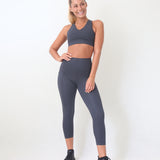 Cotton yoga tights leggings with pocket