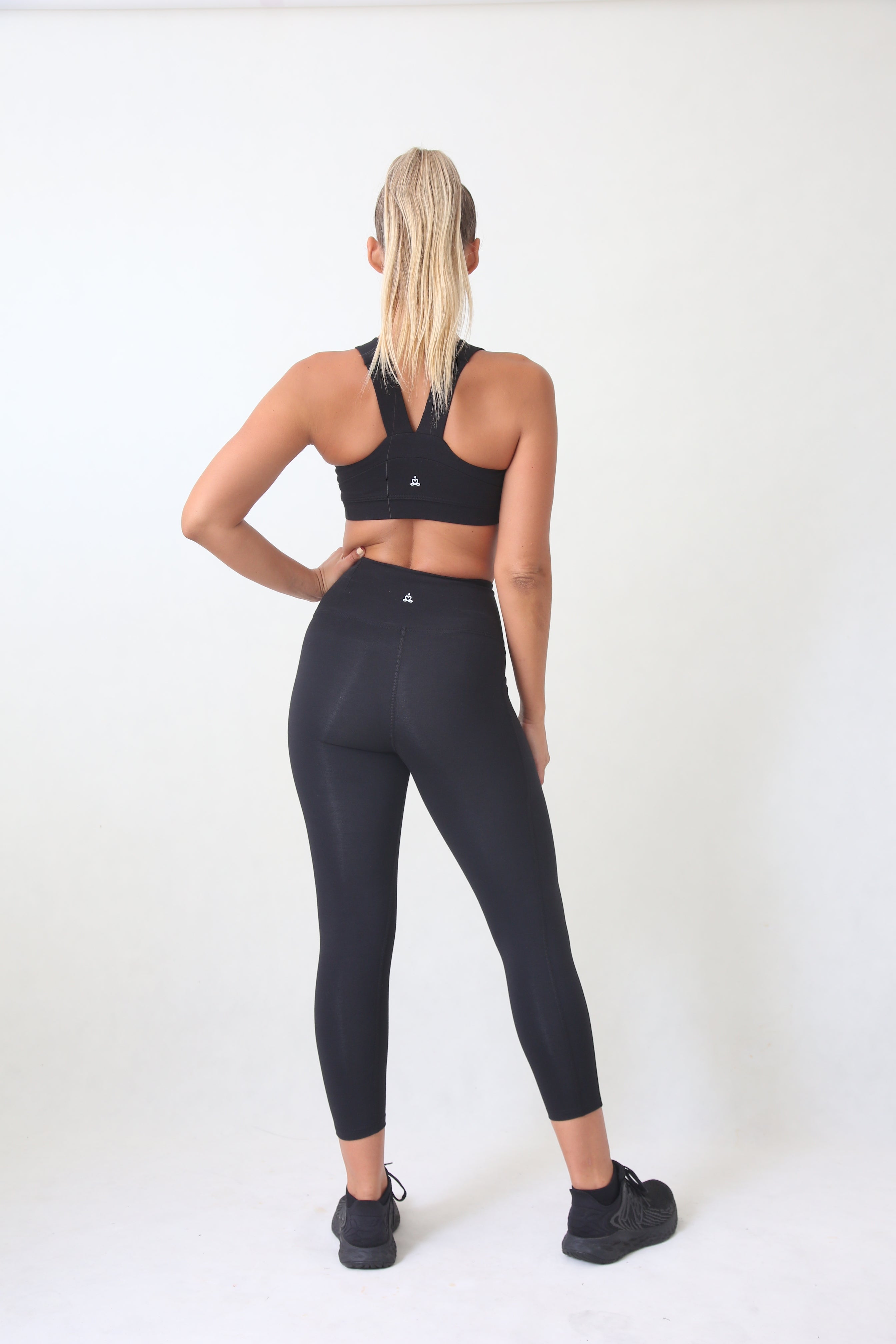 3/4 length cotton tights