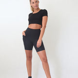 Walk shorts with pockets