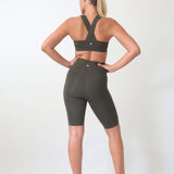 Long activewear shorts
