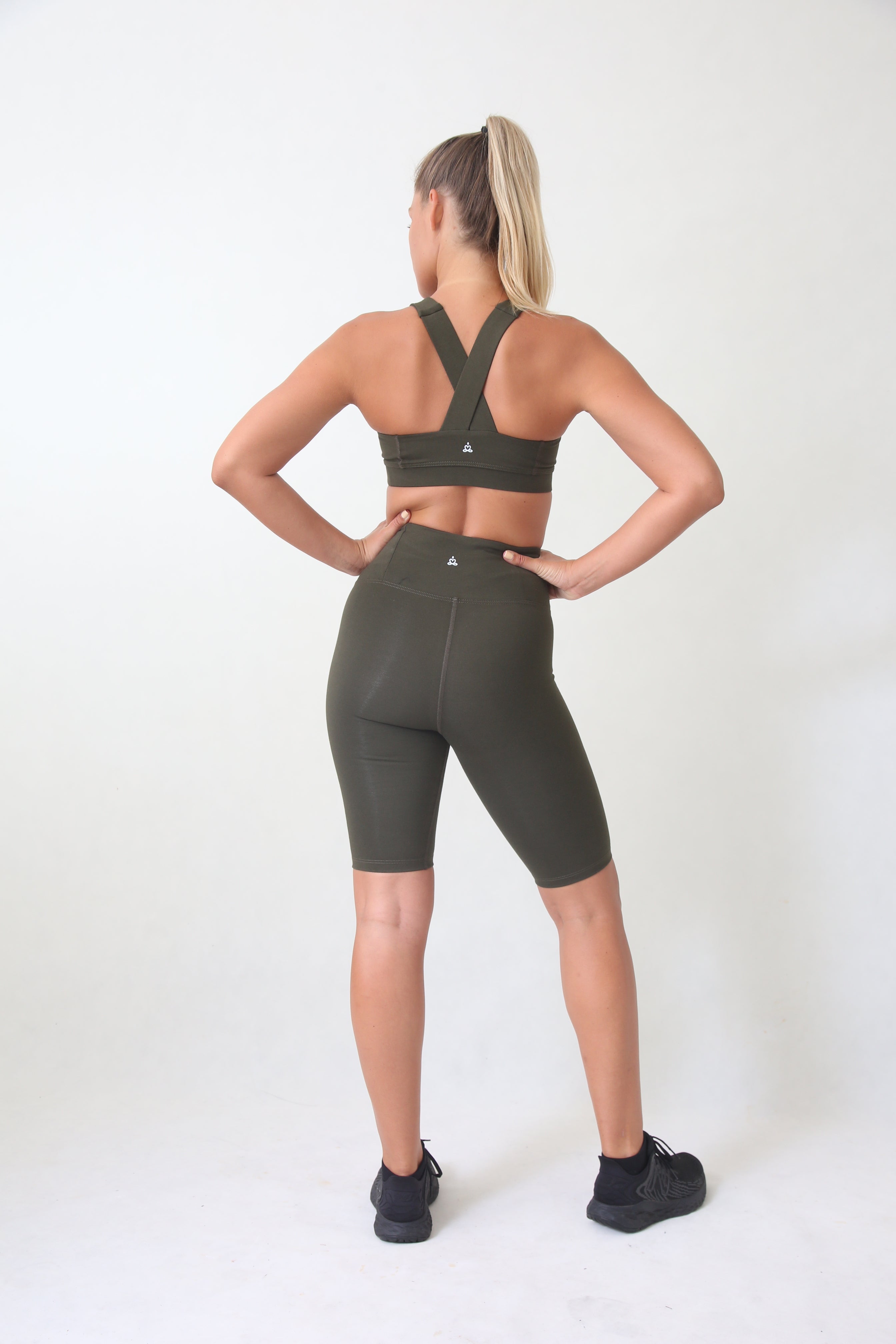 Long activewear shorts