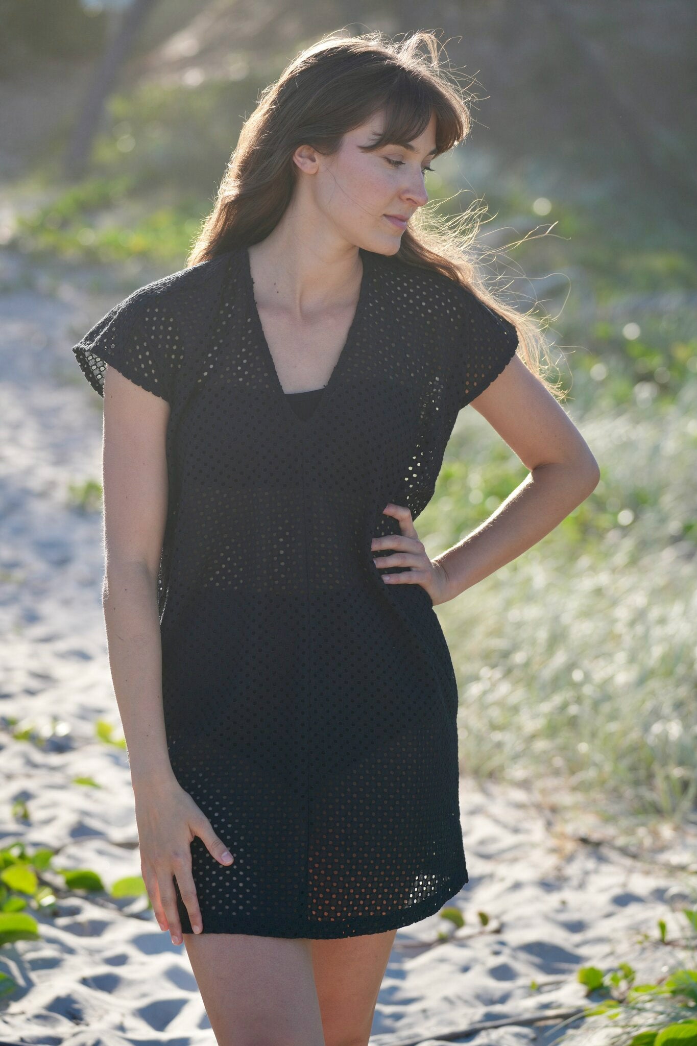 100% cotton beach cover up