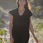 Sheer beach dress made with natural fibre and made in Australia