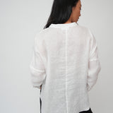 Rae’s Shirt Linen - WHITE