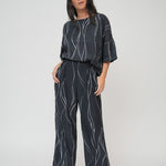 Tailored pants in sik 