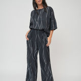 Tailored pants in sik 