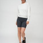 Organic cotton soft terry fleece sweater