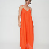 Maxi dress with pockets 