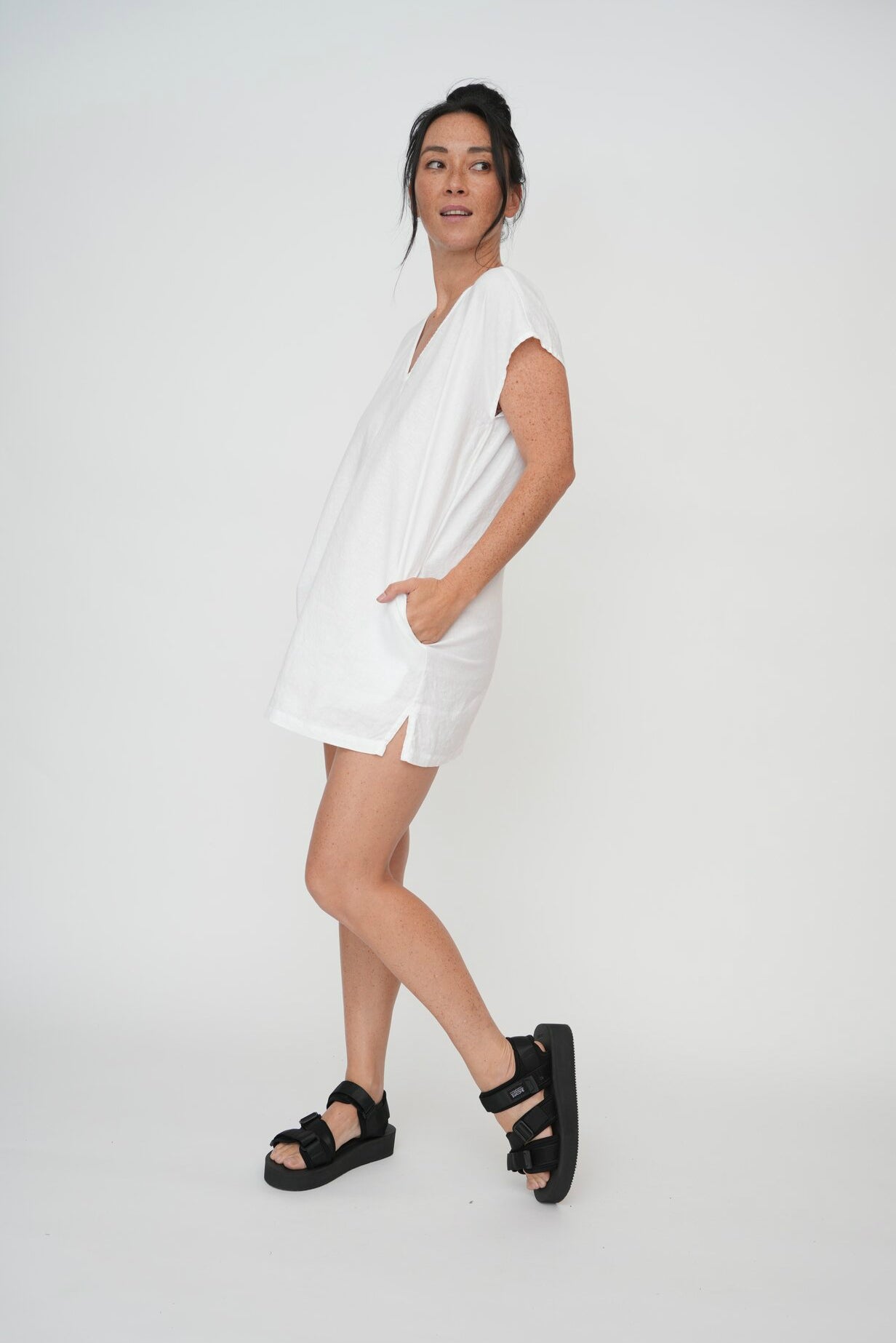 Beach cover up with pockets