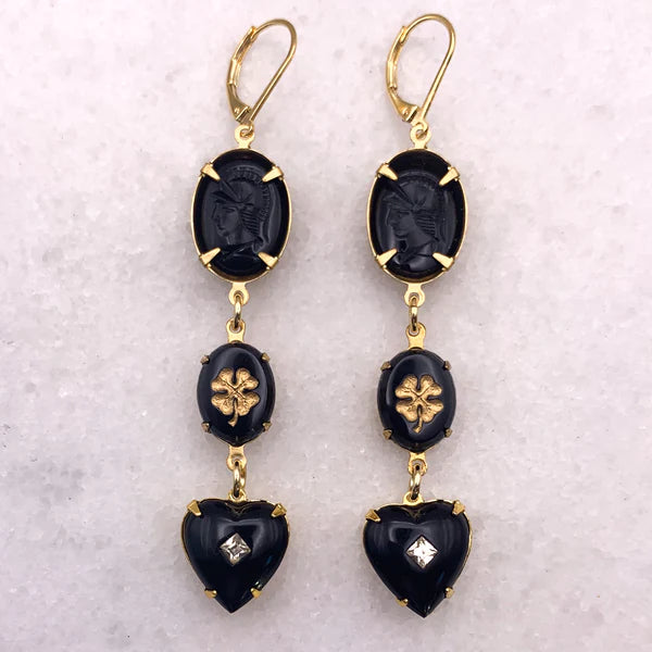 Love, Luck and Courage Earrings