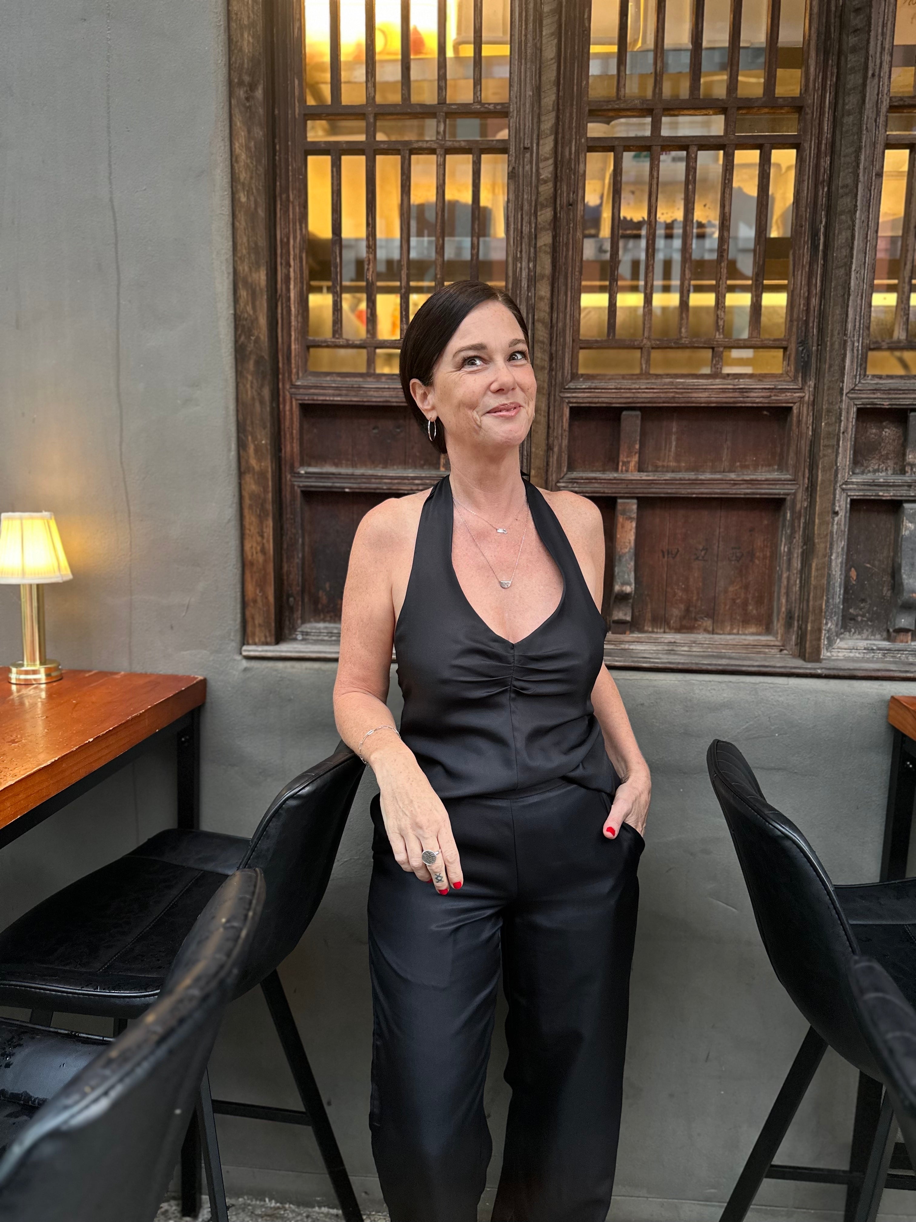 Black halter top australian fashion brands 