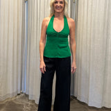 TUCK TIE HALTER - GEORGETTE - SURPLUS FABRIC SUPPLY