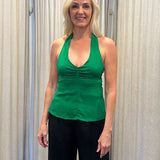 TUCK TIE HALTER - GEORGETTE - SURPLUS FABRIC SUPPLY