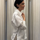 Middleton Blouse - WHITE LINEN