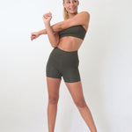 Cotton yoga shorts