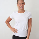 round neck organic cotton top
