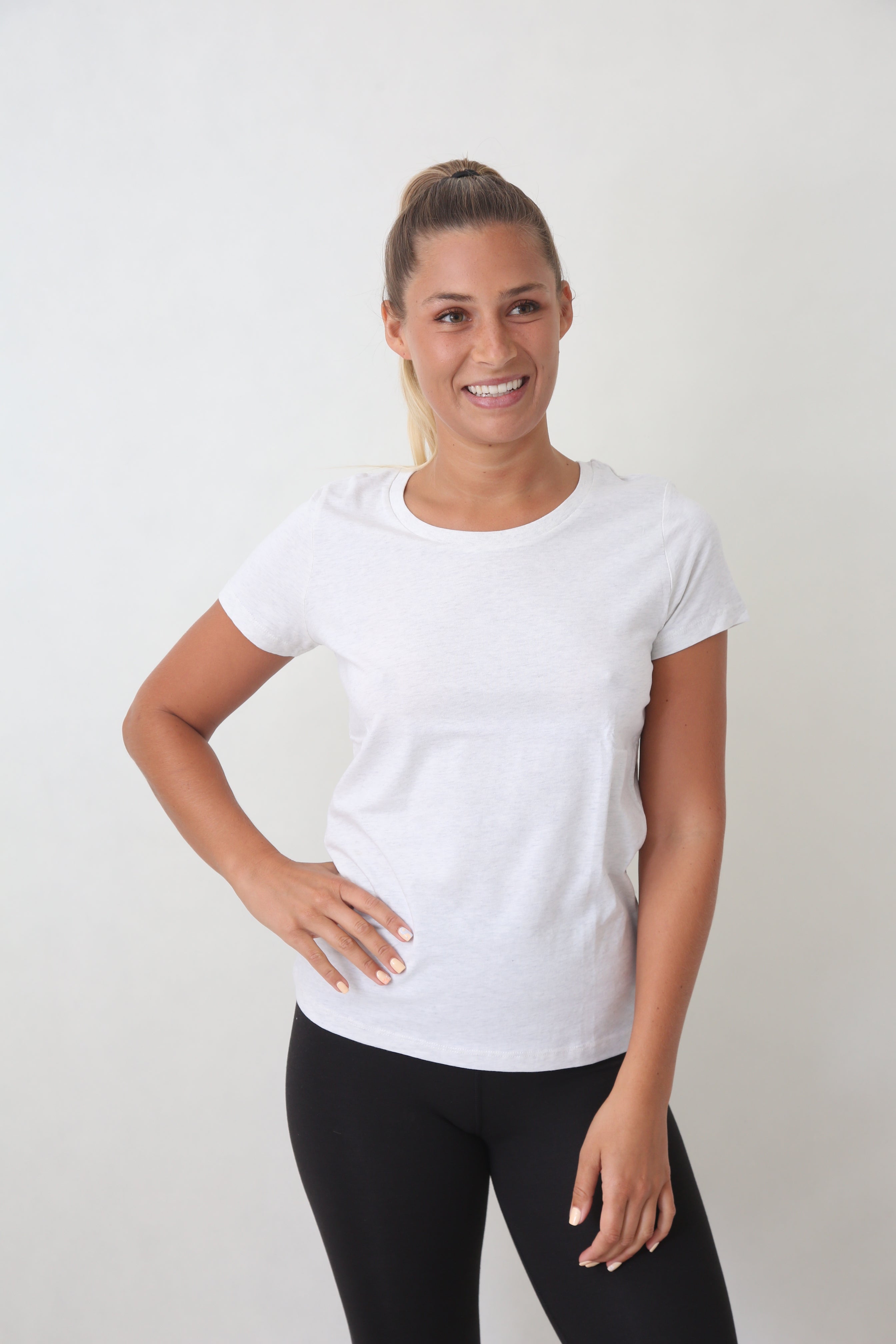 round neck organic cotton top