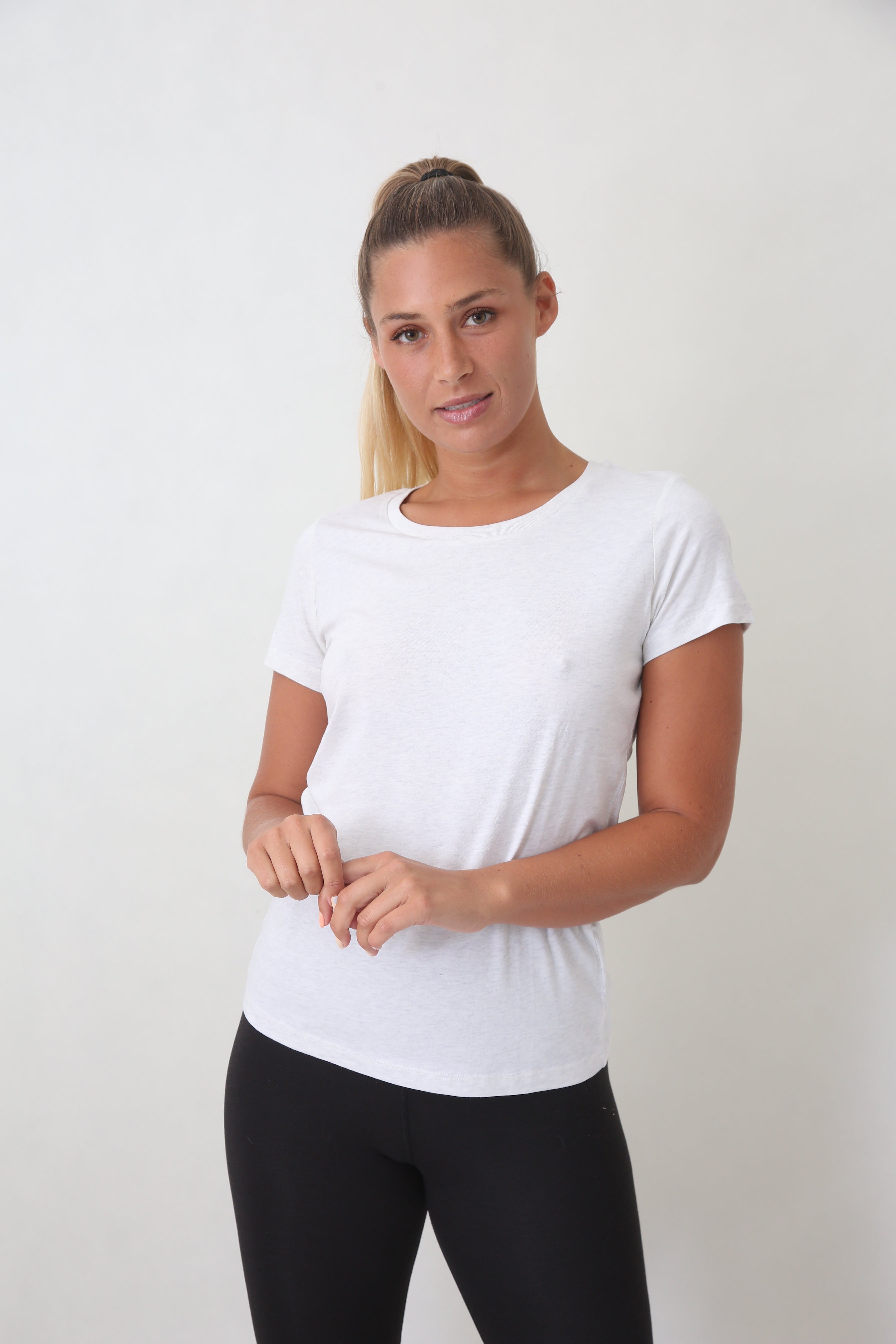 classic white tee
