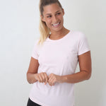 pink organic cotton tee