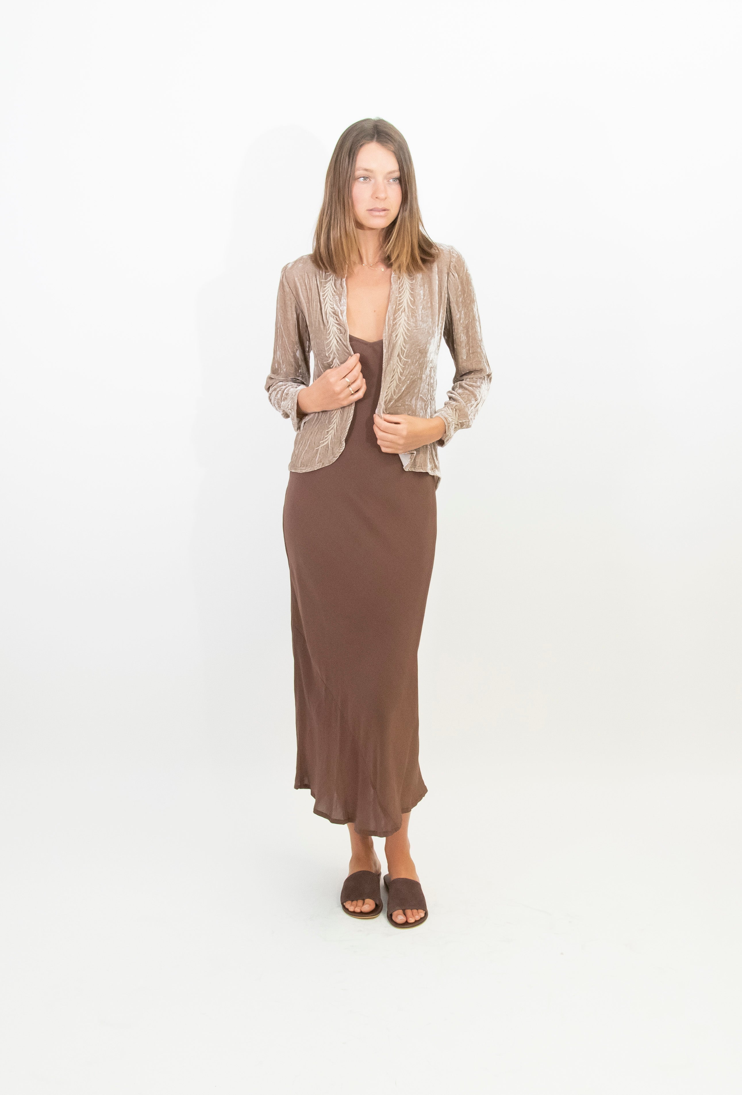  Otomo Light coloured velvet jacket