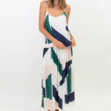 New Beginnings Cami | Silk Geo Print