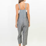 Linen overalls made in Australia.