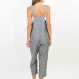 Linen overalls made in Australia.