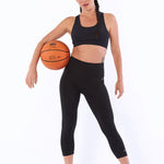 Activewear yoga pants bamboo 3/4 length