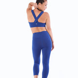 Activewear yoga crop top in organic cotton