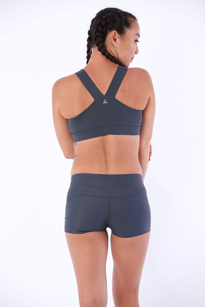 Activewear Yoga crop workout crop in recycled fabric