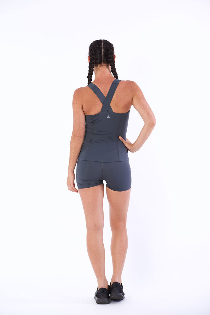 Activewear yoga shorts moisture wicking bikram