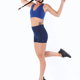 Activewear yoga shorts high waist