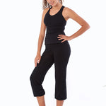 Cotton activewear full length top