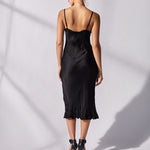 Otomo black silk dress 