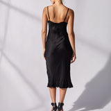 Otomo black silk dress 