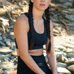 Organic cotton yoga shorts