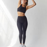 Crop top with round neck