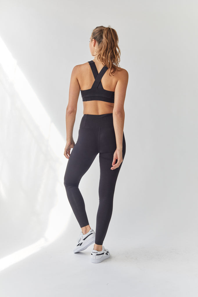 Ethical activewear Cotton Crop top 