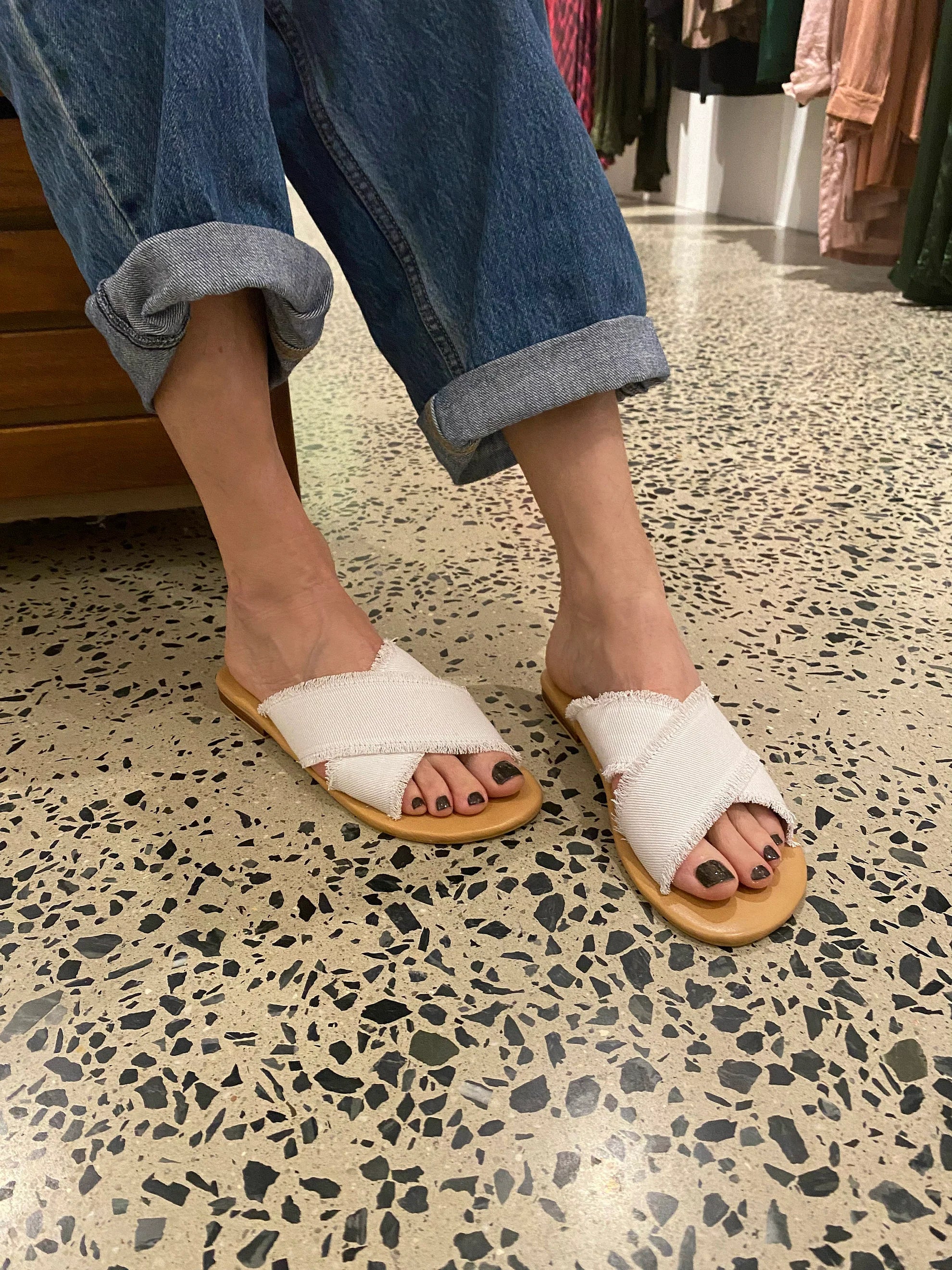CROSSOVER CANVAS SLIDE WHITE BAY Active