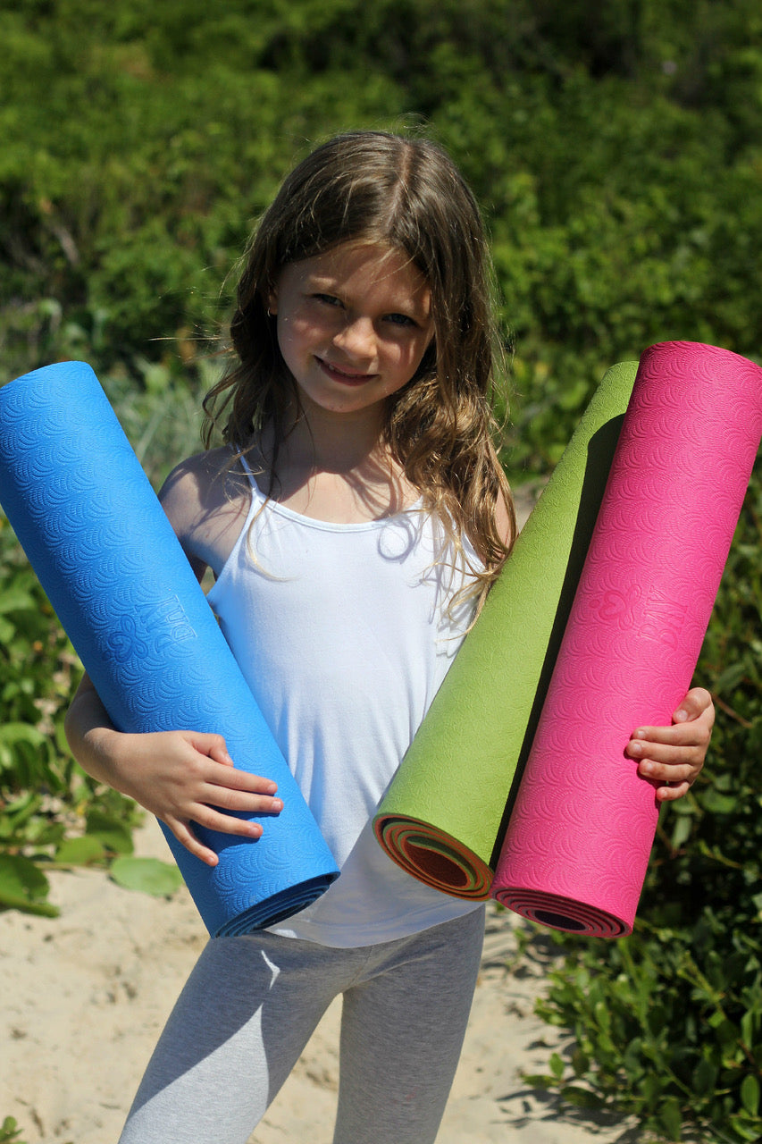 Colourful kid's yoga mats, Non slip yoga mats