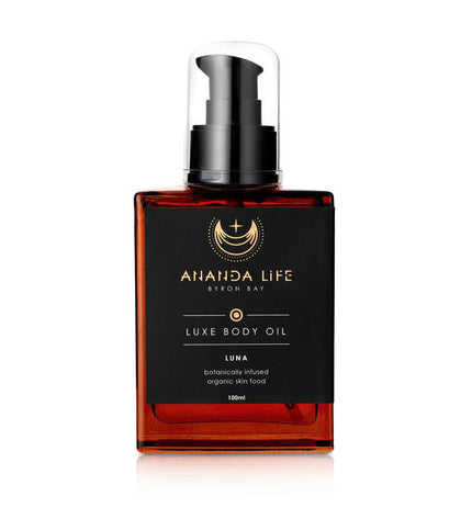 Luxe Body oil. Use on the body, bath or massage