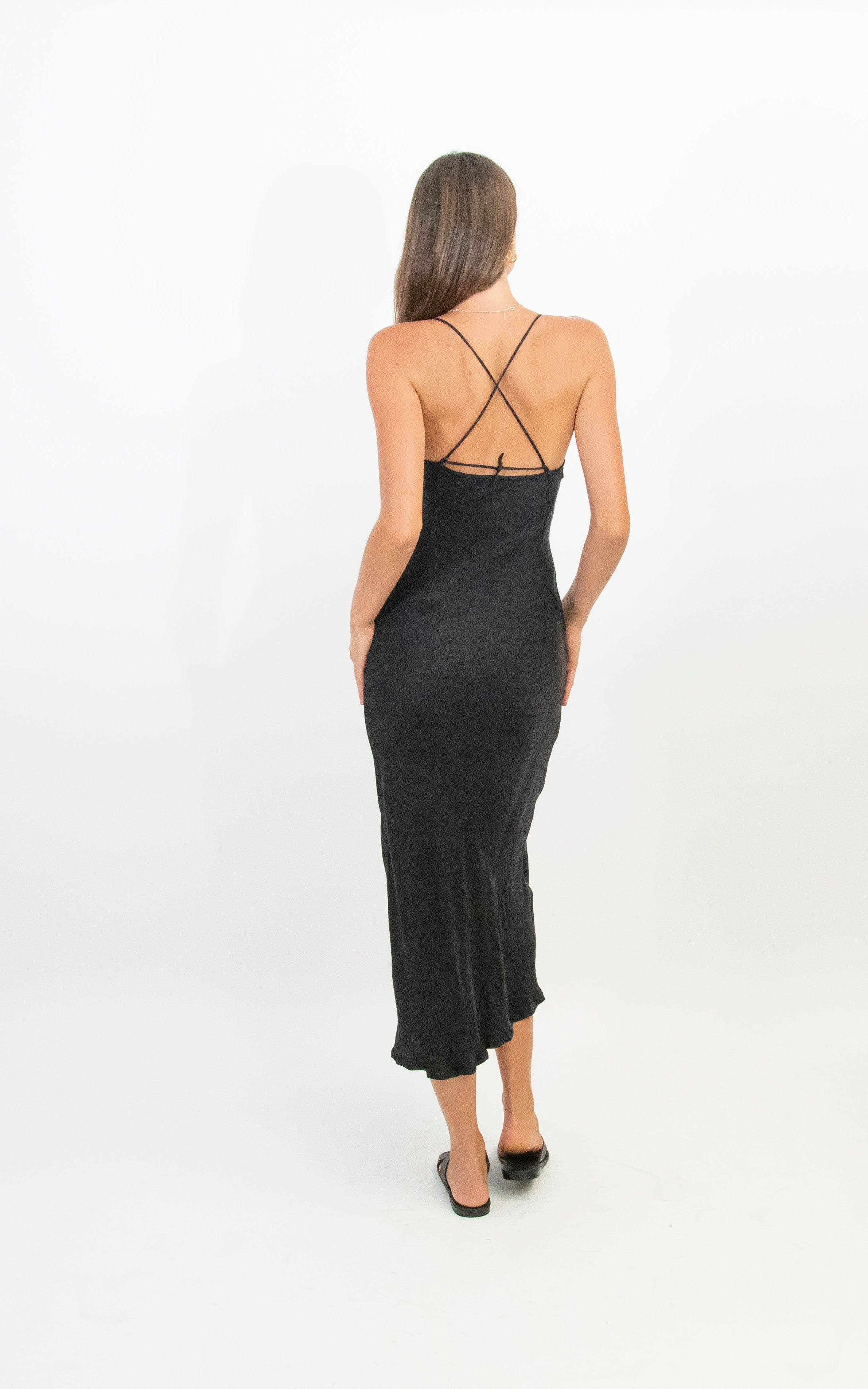 Silk maxi dress Otomo.
