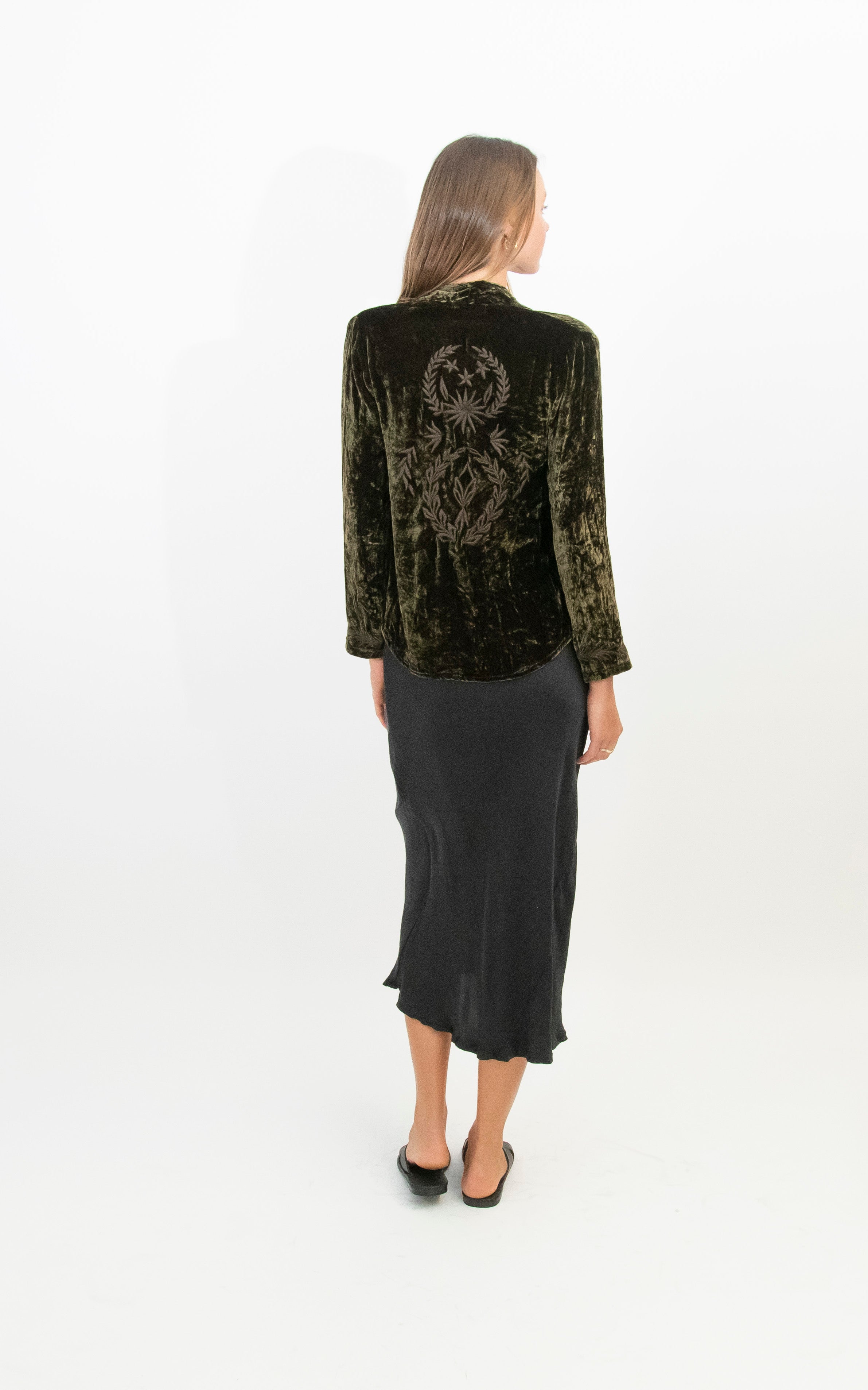 Otomo silk dress Black