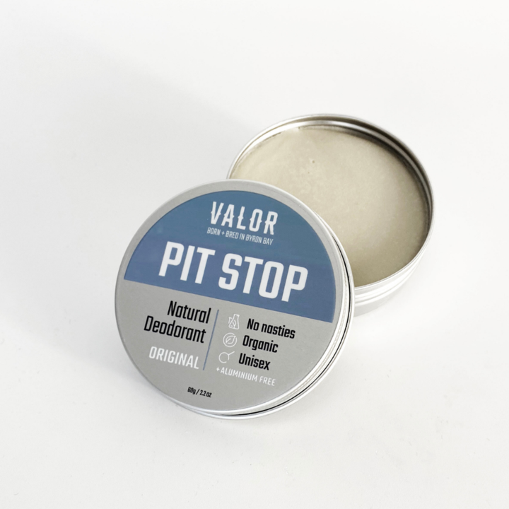 Our unique, best selling Pit Stop Natural Deodorant - Original is a natural, organic deodorant paste that will have you smelling good naturally