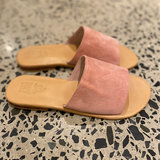 SLIDE SUEDE - Baby Pink